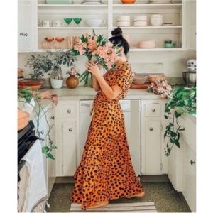 - Anthropologie Porridge Vianne Belted Maxi Dress Size 0 to 2